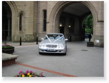 e-class merc outside registry office